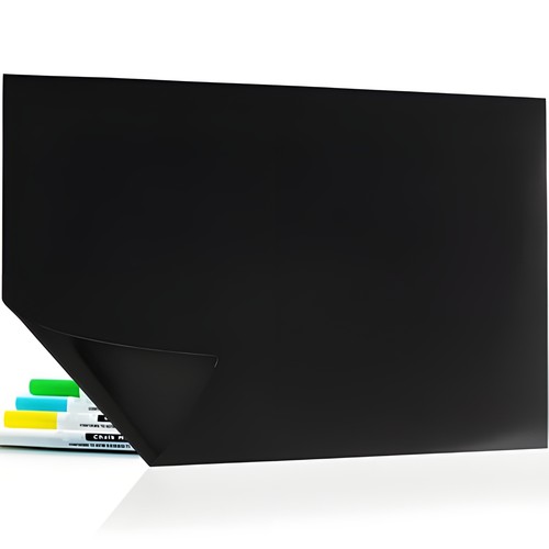 Magnetic dry erase black board - magnetic,