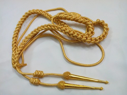British army aiguillette gold - army,