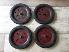 Meccano 4 X #142b DUNLOP CORD 1929 tyre on 3" pulley hardened 
