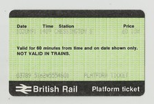 Chessington South S01 - APTIS platform ticket - Surrey postal Greater London KT9