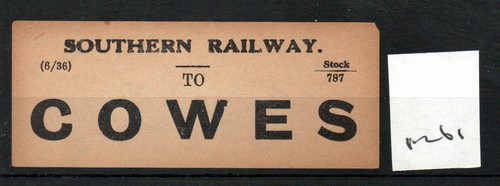 Southern railway luggage - railway., sr