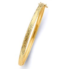 SOLID 14k Yellow Gold 5mm