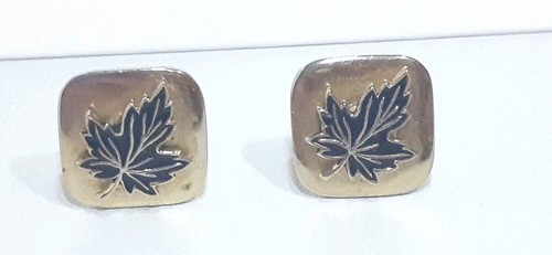 Webber vintage cufflinks - webber, gold