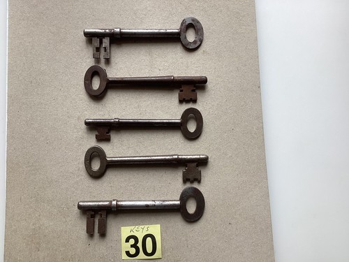 Large antique iron - (five),