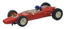 Vintage 1960s Scalextric C81 Cooper-Climax T66 1:32 Slot Car Red #9