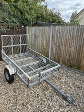 Galvanised Steel Trailer For Quad Bike, Ride On Lawn Mowers Mobility Scooter etc