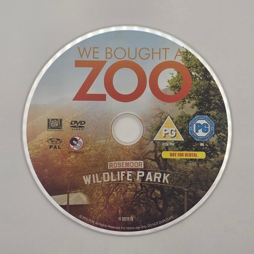 Bought zoo dvd 2012 - we,