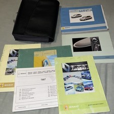 GENUINE RENAULT MEGANE 2002-2006 OWNERS MANUAL HANDBOOK WALLET PACK D258