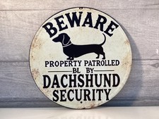 Round Dachshund Security