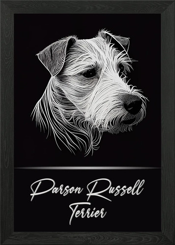 Parson russell terrier framed - terrier,