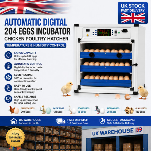 Automatic digital 204 eggs - automatic,