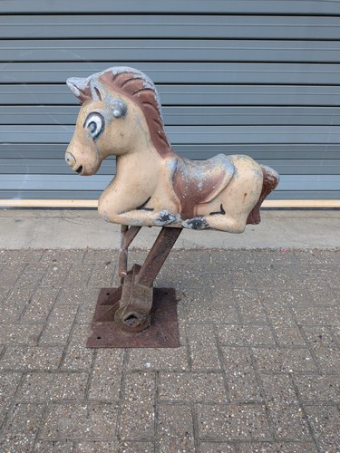 Vintage fairground metal park