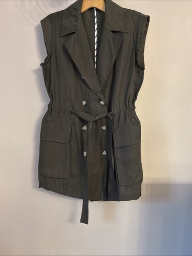 Zara lovely khaki belted - zara,