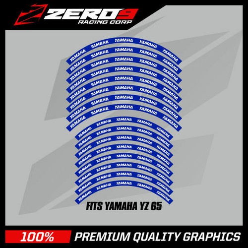 Yamaha rim decals - yamaha, 85