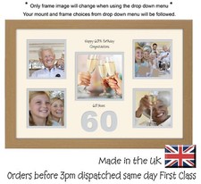 60th Birthday Photo Frame