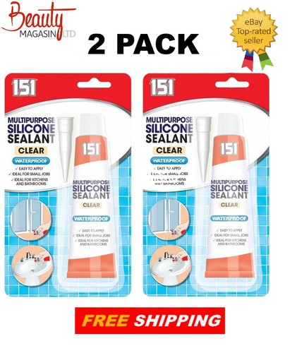 Clear silicone sealant - x,