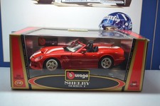 BURAGO MODEL -  SHELBY SERIES 1 -  RED - 1/18 SCALE MODEL CAR - COD.3353