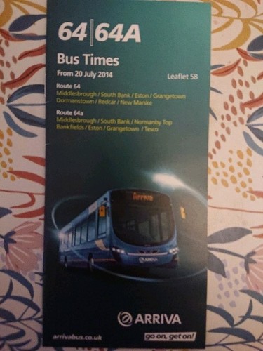 Arriva north east timetable - north,