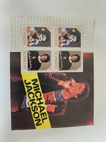 Michael jackson postage stamps - michael,