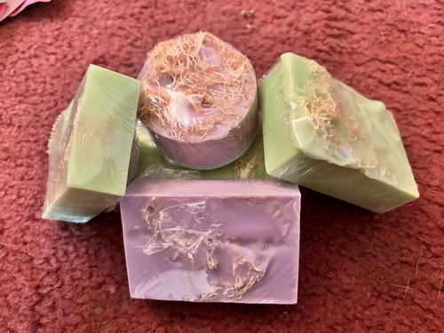 Handmade luffa soap natural - soap,