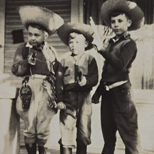 Vintage B&W Photo Snapshot of