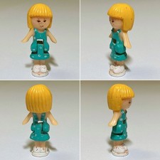 1 x Midge Figure for Polly Pocket 1991 Vintage Pink FUNTIME CLOCK Playset