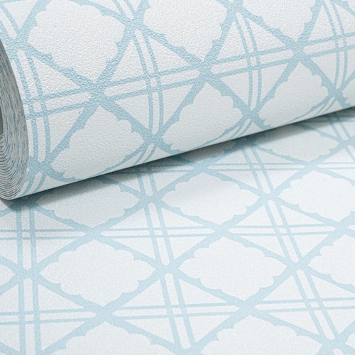Light blue geometric wallpaper - light,
