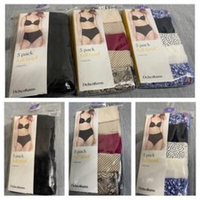 DEBENHAMS Ladies Full Briefs 5 Pack Cotton Rich Briefs