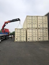 New 40 foot high cube shipping container.RAL 1015, One Trip, £3600 No Vat 