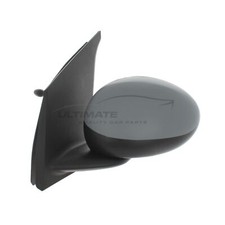 Peugeot 107 2005-2015 Door Wing Mirror Manual Primed Passenger Side Left Hand