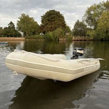 Quicksilver 270 (2.7m) Inflatable Boat + 4hp 2-Stroke Yamaha Outboard Engine