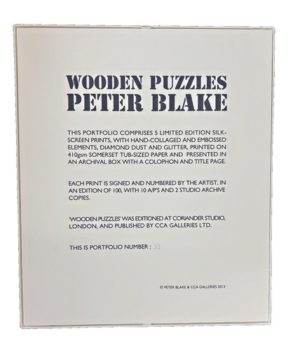 Peter blake wooden puzzles - blake,