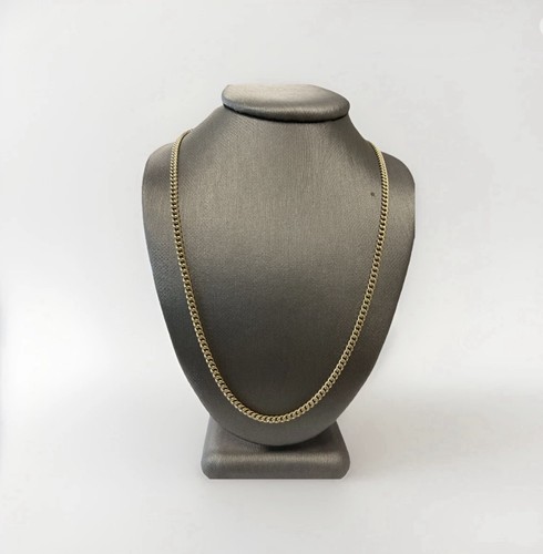 9ct gold curb - gold,