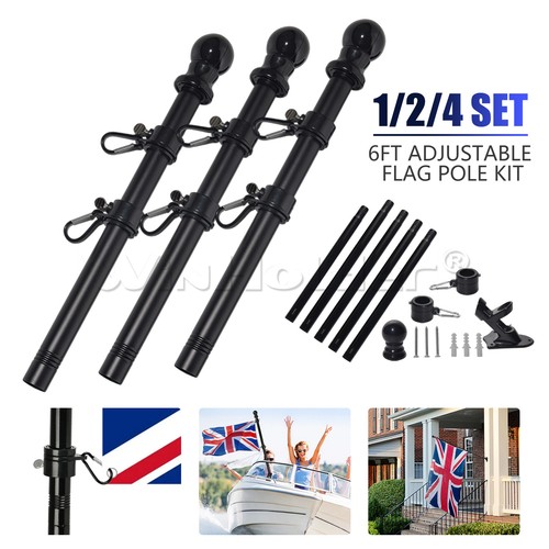 4pack 6ft wall mounted - 6ft,