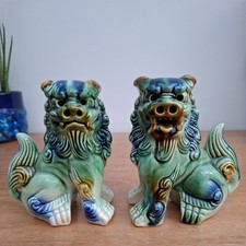 Pair vintage 60s 70s green - vintage,