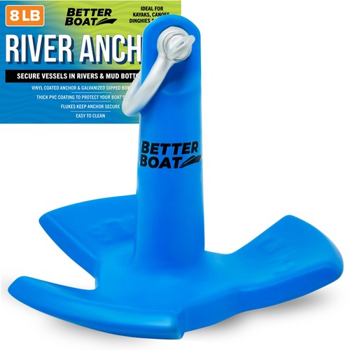 River anchor 8lb marinegrade - river,