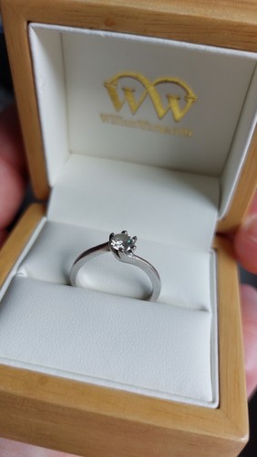 18ct white gold diamond - gold,