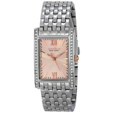 Caravelle New York by Bulova Ladies  crystal set Bracelet Watch