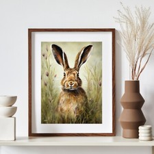 Hare Canvas Wall Art Print