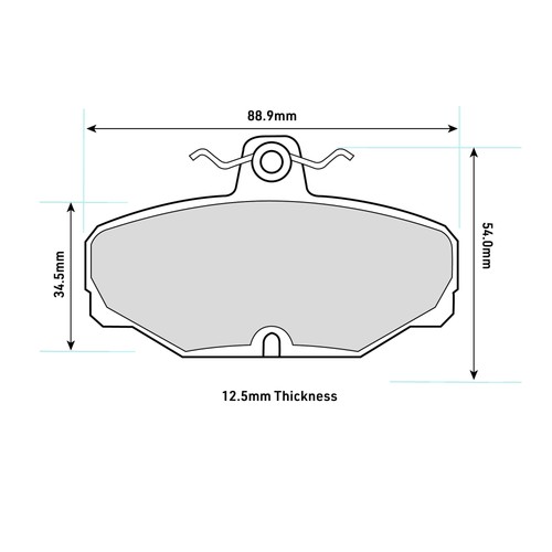Ferodo ds2500 rear brake pads - ferodo,