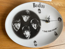 The Beatles - 'The Fab Four' Royal Heritage wall plate/clock - circa 1963