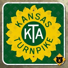 Kansas Turnpike highway marker