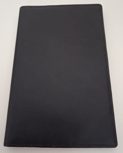 Vintage leather wallet - vintage, black