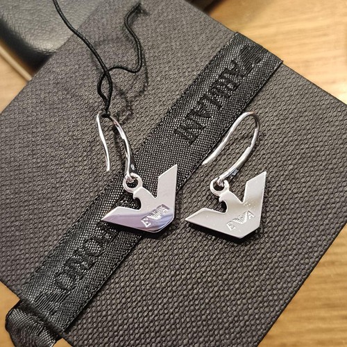 Emporio armani logo earrings - emporio,