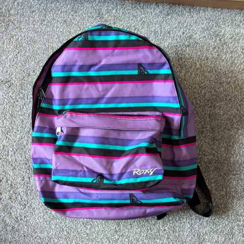 Roxy striped daypack backpack - daypack,