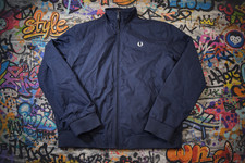 FRED PERRY navy Harrington