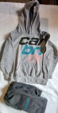 Boys Carbrini Track Suit, Grey, Age 6-7 Years
