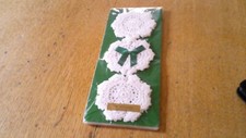 6 UNUSED VINTAGE HAND CROCHET