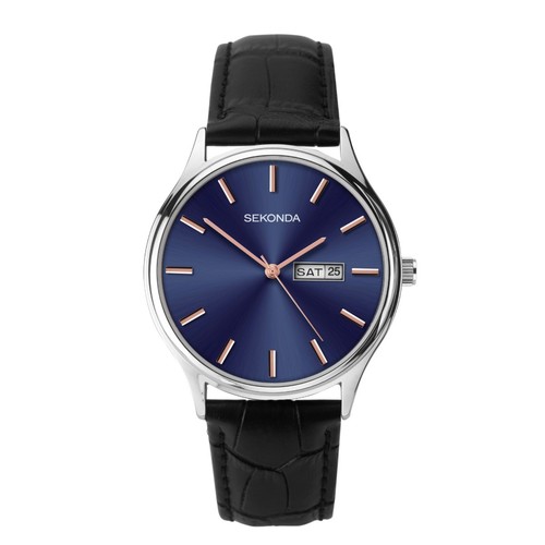 Sekonda mens watch with blue - with,
