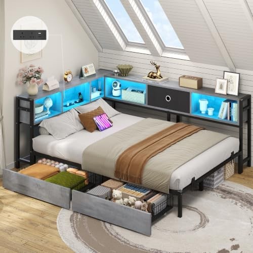 4ft6 double day bed with - 4ft6,